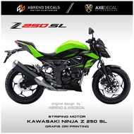 Ninja Z 250 SL Graphic Striping Original Printing Motorcycle Sticker/ kawasaki Z250SL CustomDesign /