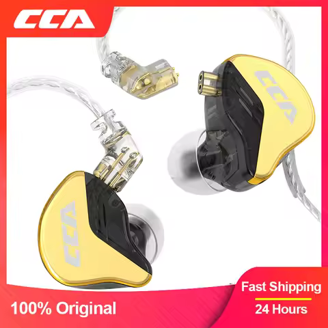 CCA-CRA+ auriculares intrauditivos con cable, cascos HiFi con Monitor, cancelación de ruido, deporti