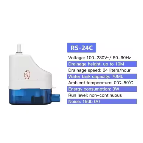 24L/H 220V Fully Automatic Air-conditioning Drainage Pump Condensate Lift Pump On-hook Special For E