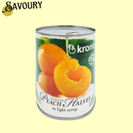 Kronos Peach Halves in Syrup (820g - 3060g) พีชผ่าครึ่งในน้ำเชื่อม