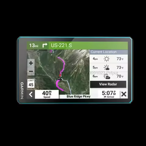 Tempered Glass Screen Protector for Garmin Zumo XT2, Zauts MO XT2 5.5 inch 6 Inch [Glove & Case Frie