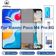 100% Tested LCD For Xiaomi Poco M4 Pro 4G MZB0B5VIN Display Touch Screen Digitizer 2201117PI 2201117