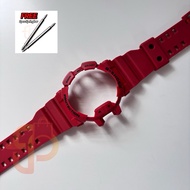 Strap Bezel Replacement Matte Red for Gsh0ck GBA GA 400 GA400 GBA400