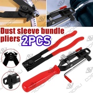2PCS CV Joint Boot Clamp Pliers Set Car Banding Tools Kit Professional Ear Boot Tie Pliers Repair In