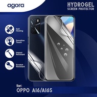 LAYAR Anti-Scratch Hydrogel For Oppo A16, A16S Hydrogel SCREEN Protector Film - ANTI SPY, FULL SCREE