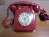   早期懷舊   轉盤式古董電話    懷舊擺飾 收藏  //3F
