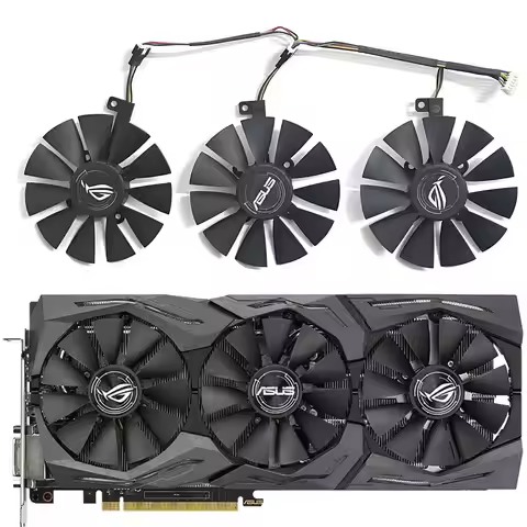 PLD09210S12HH PLD09210S12M 87mm Cooler FanFor ASUS STRIX GTX980TI RX480/580 R9 390X/R9 390 GTX 1060 