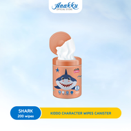 Anakku Kiddo Character Wipes Canister 200s WTC2005