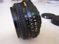 老鏡新歡Minolta MD Rokkor-x 45mm f2 大光圈手動定焦標準鏡 品項佳 Exc+(送NEX或M4/3轉接環)
