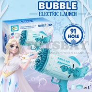 MESIN Toysbay Electric Foam Machine 91 Holes Children's Rechargeable