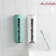 ALISONDZ Cotton Pad Container, Plastic Wall Mount Cotton Pad Dispenser, Multipurpose Cotton Pad Hold