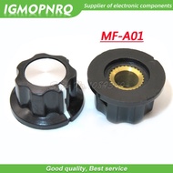 10pcs MF-A01 bakelite potentiometer knob cap WH118/WX050 bakelite knobdiameter 19.5MM with RV16 hole