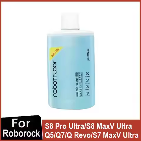Floor Cleaning Solution 1L For Roborock S8 Pro Ultra S8 MaxV Ultra S7 MaxV Ultra Q5 Q7 Q Revo S8 PLU
