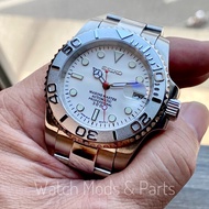 WMNP Seiko Mod Yacht Master 4R35 white Dial 40mm