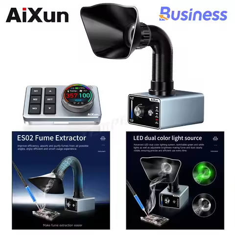 AIXUN ES02 Strong Suction Efficient Purification Smoking Instrument Soldering Cleaner Fume Extractor