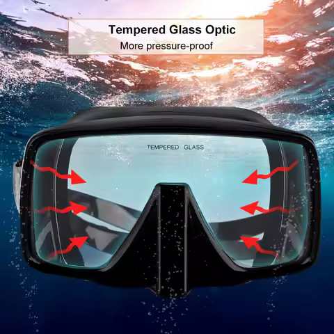 Underwater Diving Mask Underwater Diving Mask Silicone Diving Goggle for Salvage/ Diving