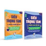 Combo 2 Cuốn Siêu Trọng Tâm Lớp 7 Lý Thuyết và Dạng Bài Tập Toán Tiếng Anh Và KHTN và Văn KHXH (Cánh