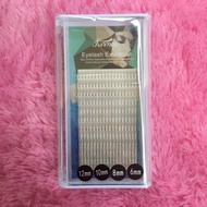 Eyelash FUNMIX FUNMIX FUN mix RUSSIAN 3D mix 6mm - 12mm VOLUME EYELASH Extension