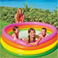 ( โปรสุดคุ้ม... ) INTEX สระน้ำเป่าลม สระน้ำเด็ก สวนน้ำเป่าลม Sunset Glow Pool รุ่น 56441 ราคาถูกสุด สระ เป่า ลม สระ น้ำ เป่า ลม สระ น้ำ เด็ก สระ ยาง เป่า ลม