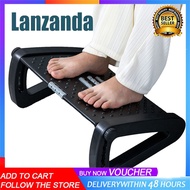 Footrest cho dưới bàn tại nơi làm việc Ergonomic 6 heights có thể điều chỉnh footrest với con lăn ma