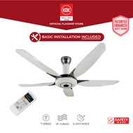 KDK Z60WS (150cm) Remote Controlled Ceiling Fan with Standard Installation