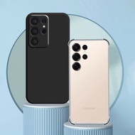 Case for Samsung S25 / S25 Plus / S25 Ultra 5G / S25 Edge shockproof transparent cover and basic bla