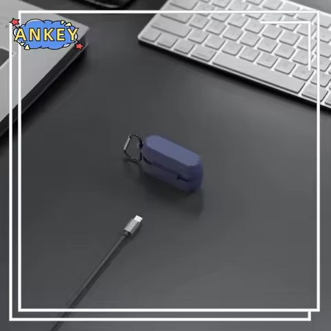 for Jabra Elite 4 Active Case Soft Silicone Protective Portable Scratch Shock Resistant Shell with C