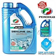 Perodua Engine Oil [3L] Mineral SAE 10W-30 (1 pcs) Perodua - (70019332)
