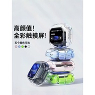 earpod bluetooth earphone Smart New Style Transparent Color Screen Noise-Cancelling Bluetooth Batter