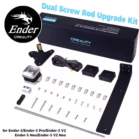 Creality Ender-3 V2 Dual Z Axis Kit Lead Screw Dual Screw Rod with Stepper Motor for Ender 3 / Ender
