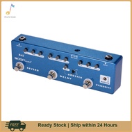 MOSKYAudio RD5 5-in-1 Guitar Multi-Effects Pedal Reverb + Delay + Booster + Overdrive + บัฟเฟอร์พร้อม True Bypass