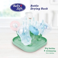 Baby Safe DR007 Dry Bottle Rack & Accessories - Milk Bottle Drying Rack Babysafe Drying Rack