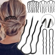 U Shape Braiding Twist Fork Curly Hair Clip / Korean Style Hairpin Comb / Invisible Braiding Hairgir