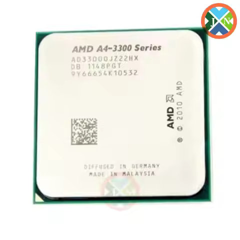 AMD A-Series A4 3300 Dual-Core DeskTop 2.5GHz CPU AD33000JZ22HX 65W Socket FM1