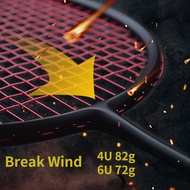 YA2 4U 82g 6U 72g Classical Black Racket Carbon Fiber Badminton Rackets 24-30LBS