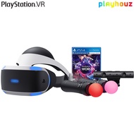 SONY PS4 PSVR PlayStation VR Camera Bundle + 2 x Move Controller + VR Worlds (1 Year Sony Malaysia W
