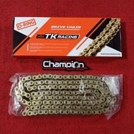 Tk Racing Chain 428 428-140 428Hpo Hpo Oring O-Ring Gold Bright