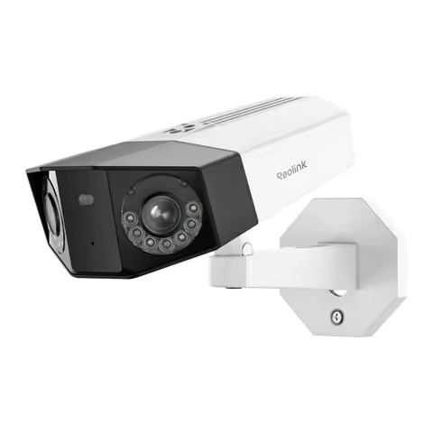 REOLINK 4K PoE Security Camera System 8MP Dual-Lens 180 Degree Viewing Angle Human/Vehicle/Pet Detec