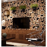 4m to/ wooden wall paper 5m x 45cm