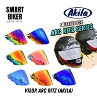 Visor ARC Ritz (Akila) Suitable Ritz Plain 2Tone Modern AR1 AR4 YF YF1 Siang Malam