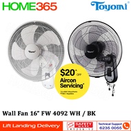 Toyomi Wall Fan 16" FW 4092