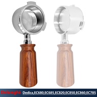Neouza 51mm không đáy portafilter tương thích DeLonghi: dedica ec680 ec685 ec695 ec785 ec820 ec850 e