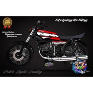 Striping Variasi Rx King List Body Motor Yamaha Rx King Bahan Hologram