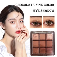 Nine Color Eyeshadow Palette Loose Powder Matte Eyeshadow Makeup Palette Palette Waterproof W9o9