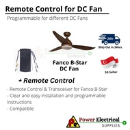 DC Ceiling Fan remote control FANCO BESTA