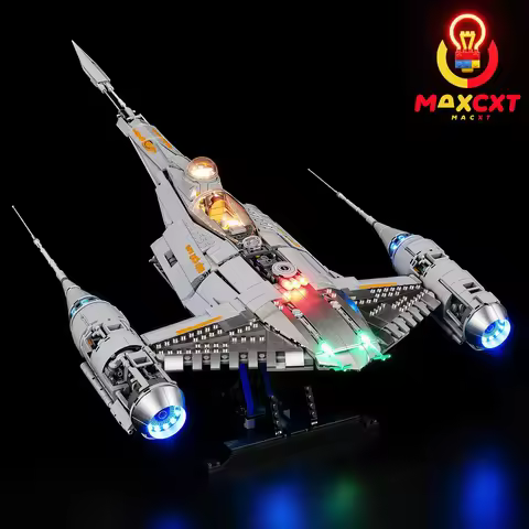 MAXCXT LED Light For LEGO 75442 UCS Mandalorian’s N-1 Starfighter DIY Decorative Lamp Not Include Le