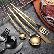 Stainless Steel Cutlery Spoon Portugal Four-Piece Set Western Food Steak Cutlery Hotel Home Tablewar