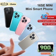 SERVO 16SE Mini Smartphone 16GB ROM Android 9.0 Wifi Dual SIM Standby Play Store 3G WCDMA 3.0 "Littl