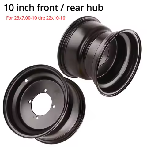 ATV beach car accessories 10 inch wheel hub 23x7.00-10 tire rim 22x10-10 four- vehicle steel ring fo