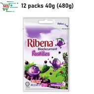 Ribena Blackcurrant Pastilles (40g x 12pkts)